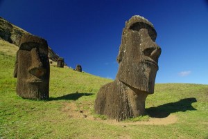 Statues à l'île de Paques